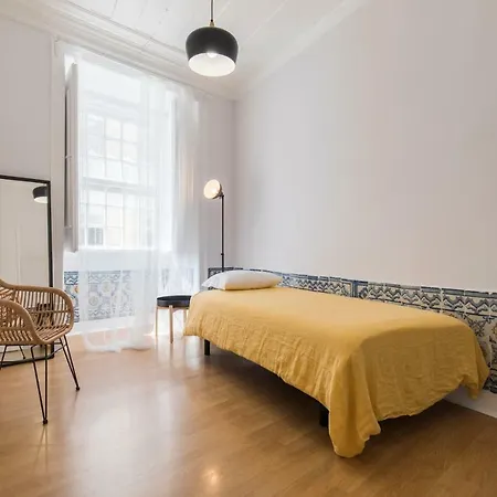 Blue Tiles In Center * Lisboa