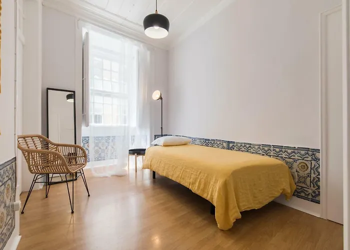 Blue Tiles In Center * Lisboa