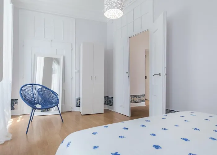 Blue Tiles In Center * Lisboa